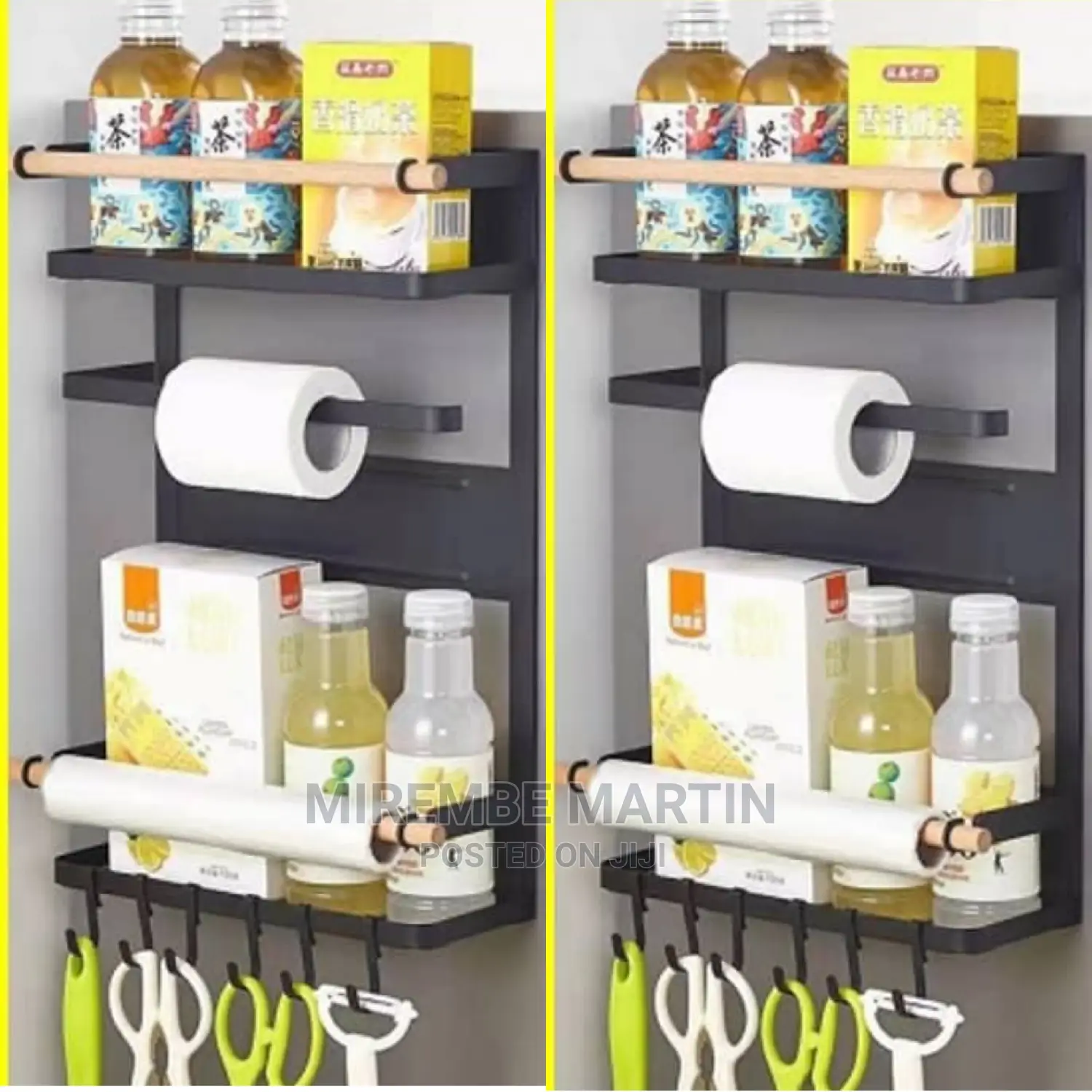 Kitchen Fridge Storage Rack