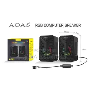 Portable RGB Computer Speakers