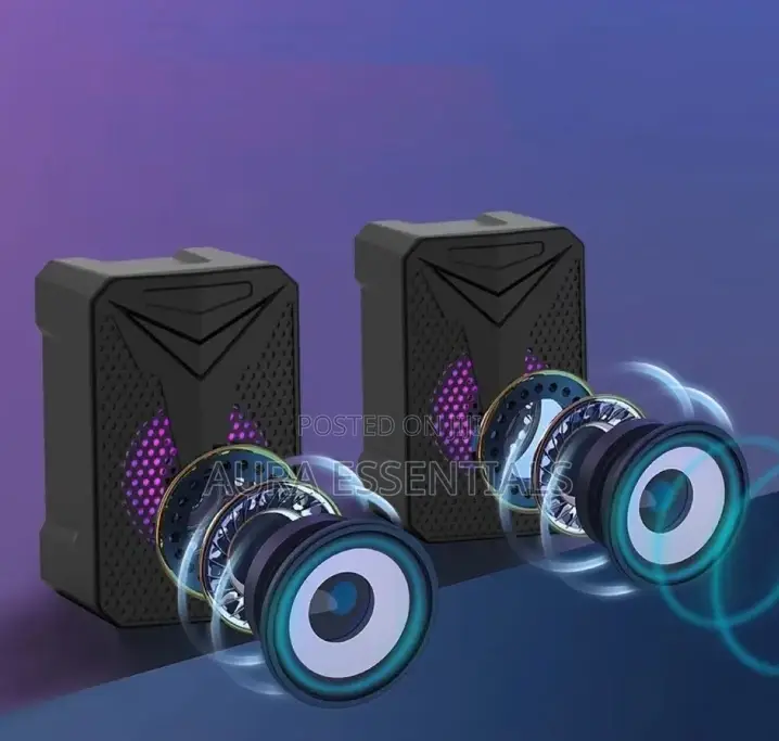 Portable RGB Computer Speakers