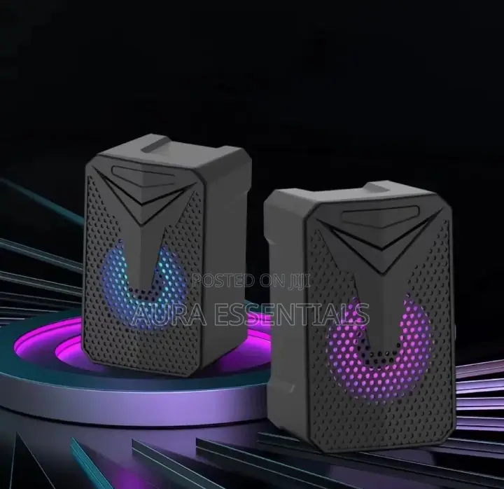 Portable RGB Computer Speakers