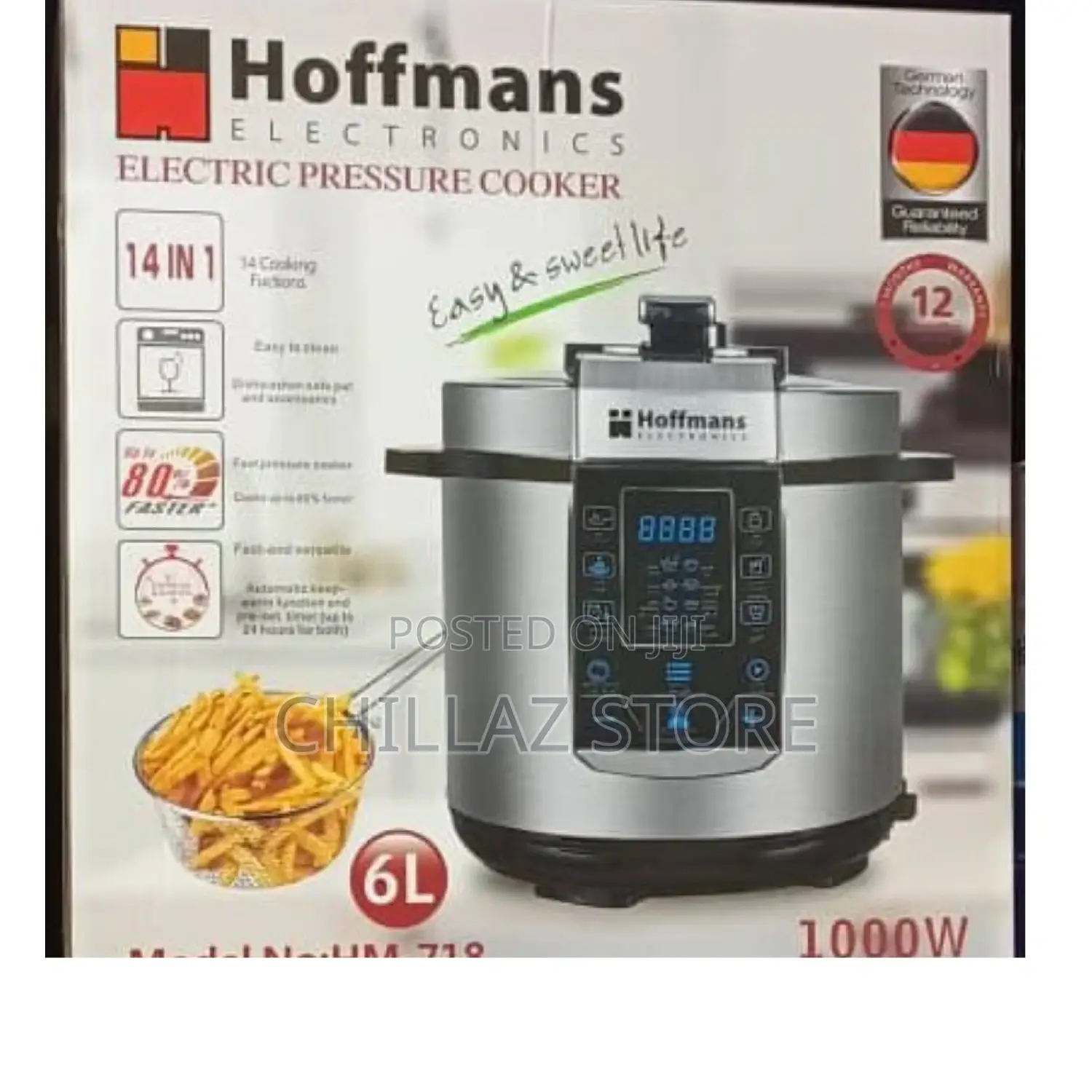 6.L. Original Hoffman Electric Pressure Cooker.