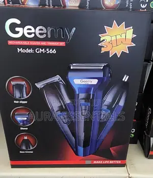 Geemy Rechargeable Shaver and Trimmer Set