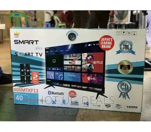 Smart Plus Android 40 Inch Led TV, Youtube Netflix –Black