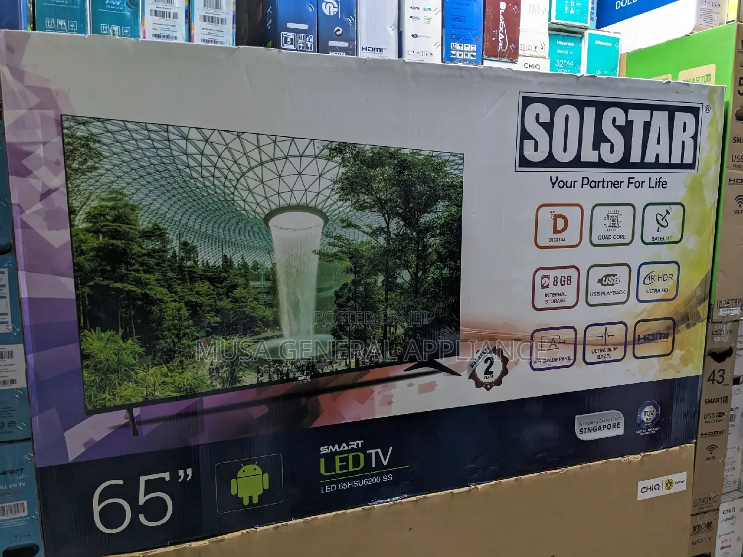 Solster Tv 65inch