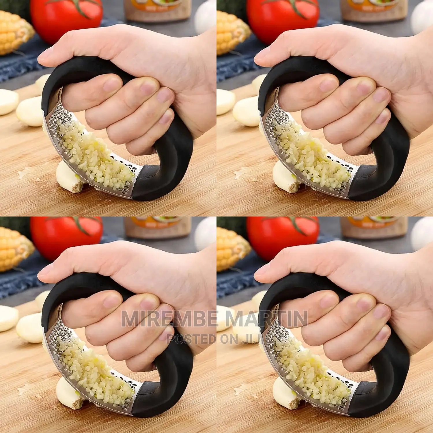 Stainless Steel Garlic Press
