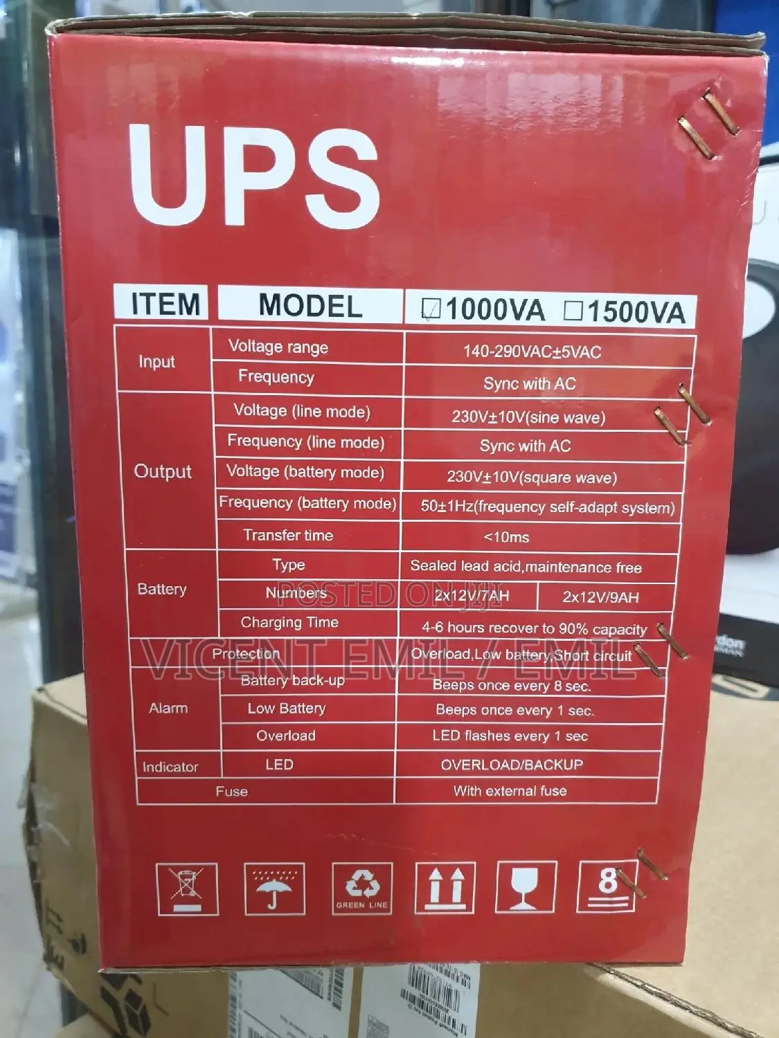 UPS Office Point 1000VA Uninterrupted Power Supply