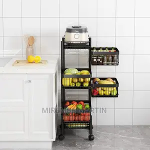 Rotating Kitchen Storage Rack