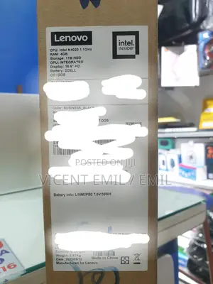 New Laptop Lenovo Ideapad 3 4GB Intel Celeron HDD 1T