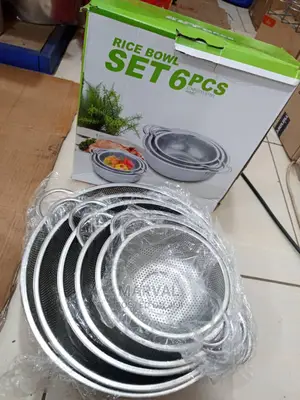 6pc Stainless Steel Perforated Colander