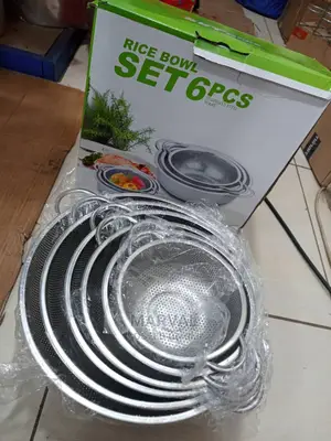 6pc Stainless Steel Perforated Colander