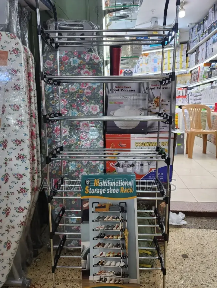 Multi-Function Storage Shoe Rack