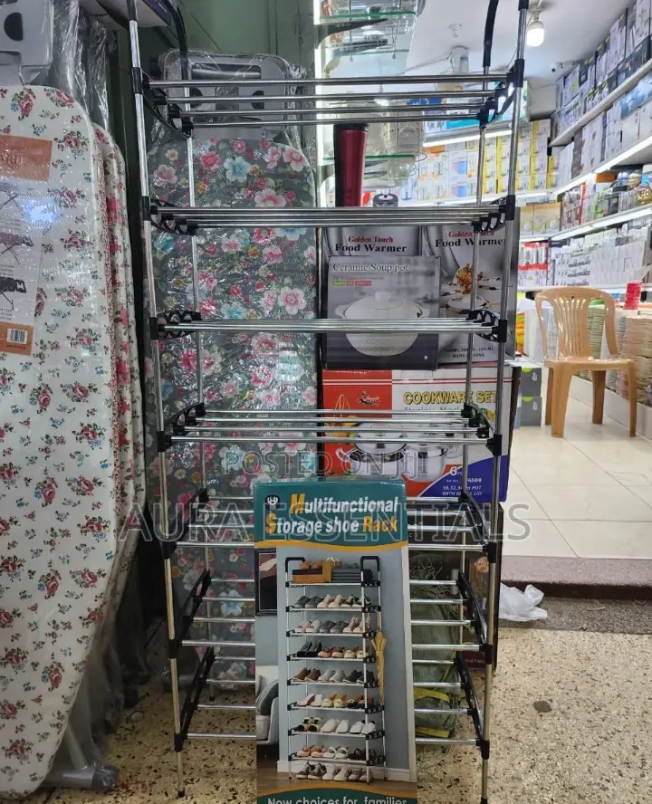 Multi-Function Storage Shoe Rack