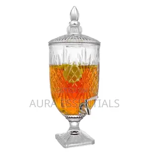 Crystal Glass Iced Beverage Dispenser