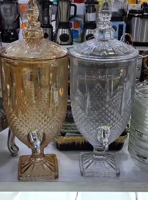 Crystal Glass Iced Beverage Dispenser