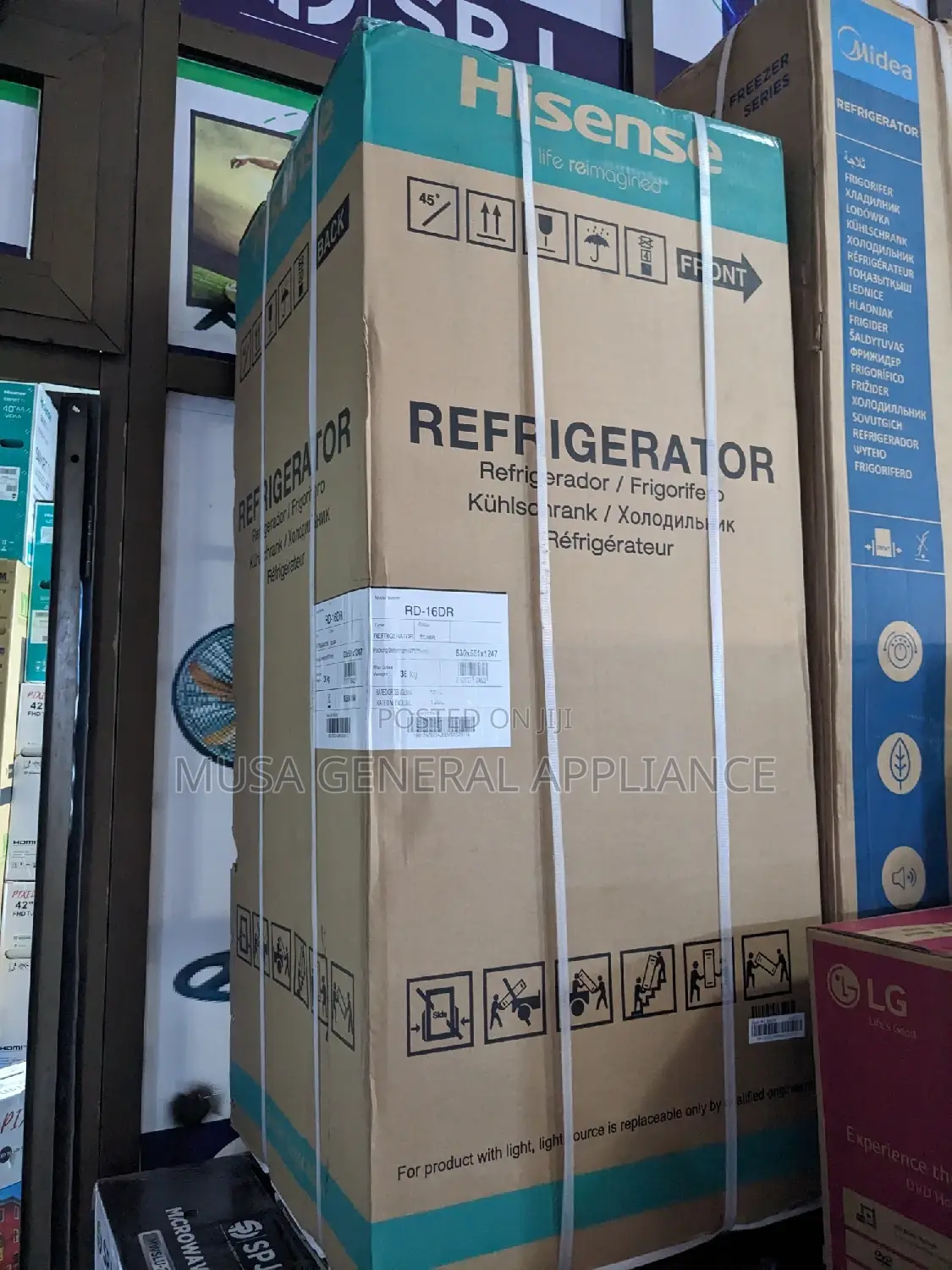 Hisense Refrigerator 36kg / 160ltrs