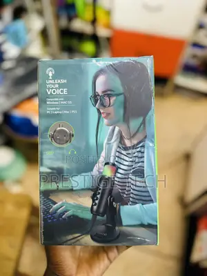 VERTUX Unidirectional Gaming and Broadcasting Microphone
