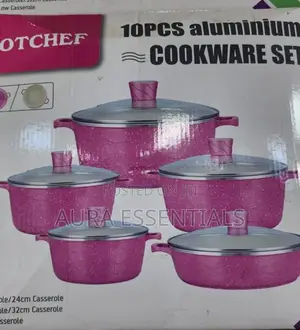 10pcs Aluminum Cookware Set