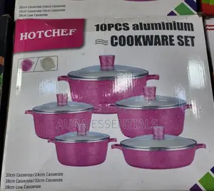 10pcs Aluminum Cookware Set