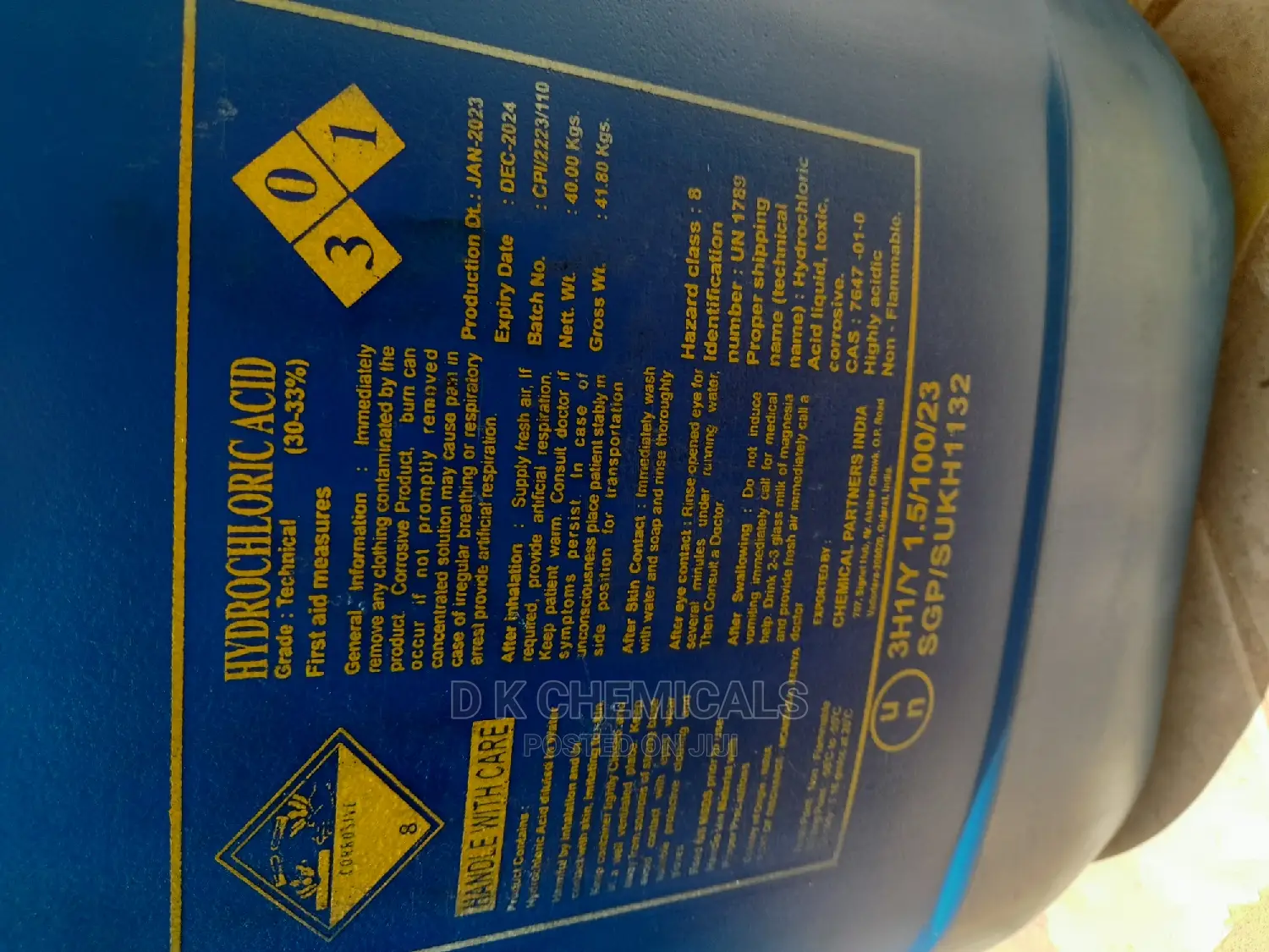 Hydrochloric Acid 01