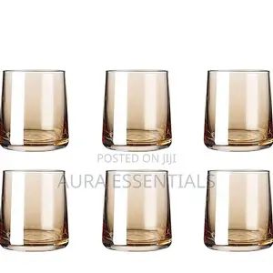 Glass Cup Colored Glass Cup Set