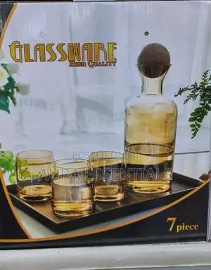 Glass Cup Colored Glass Cup Set