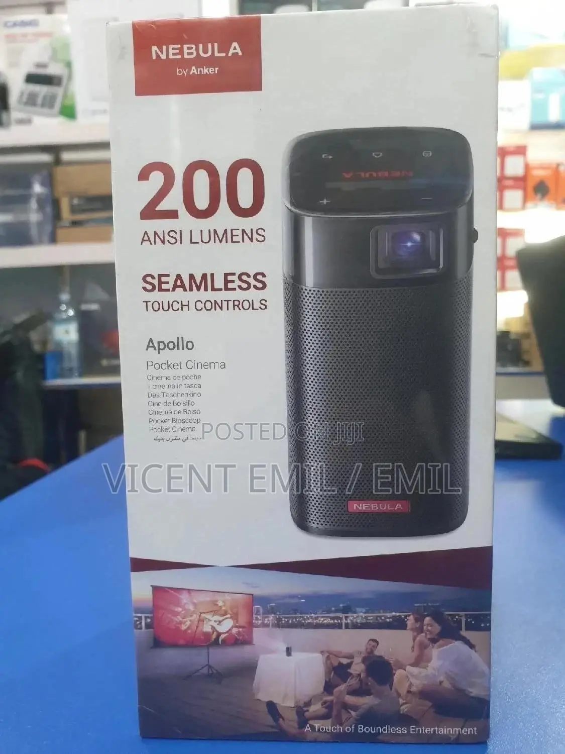 Ansi Lumens 200 Pocket Cinema Projector