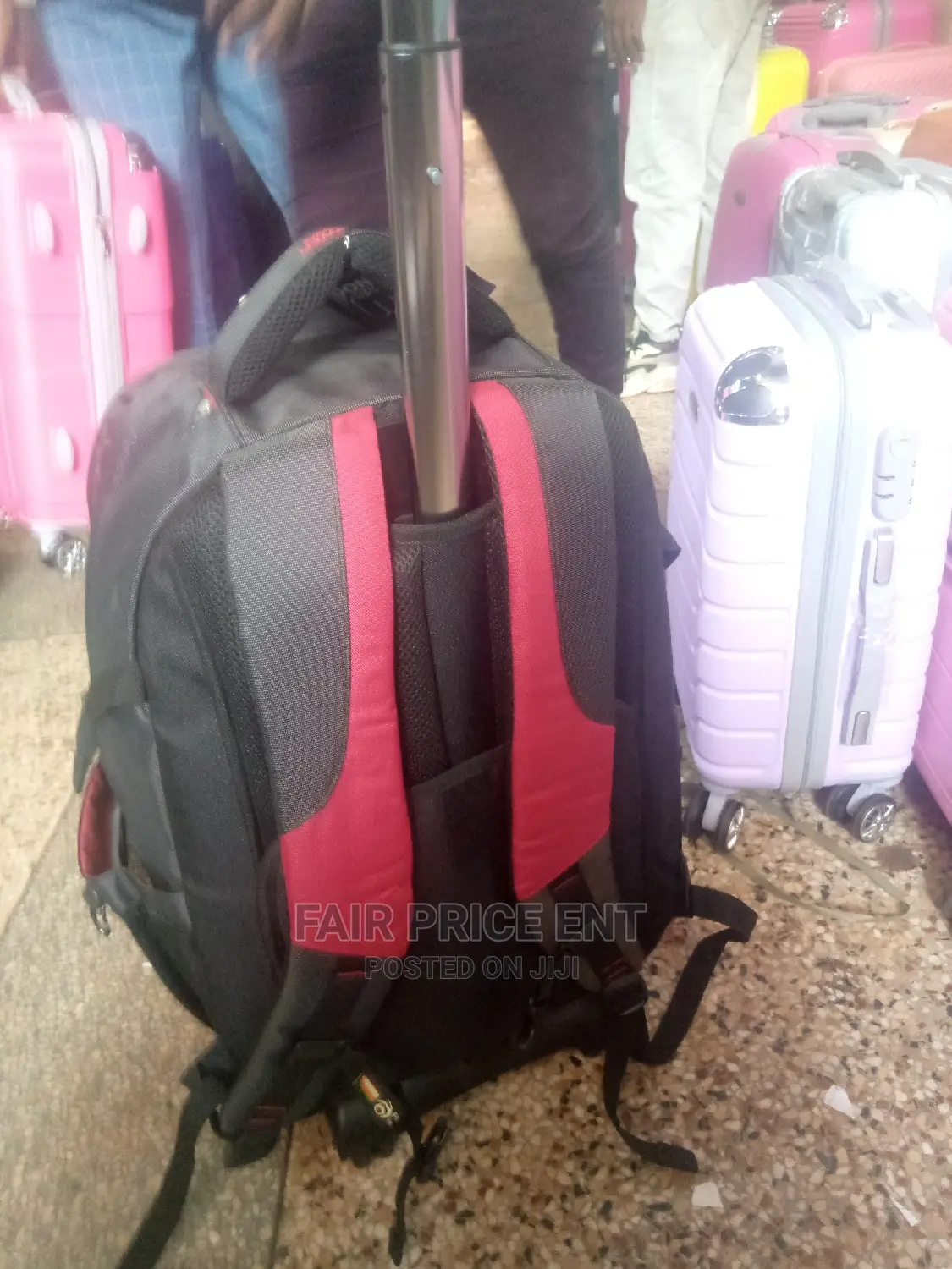 Original Trolley Safari Bag . Medium.( Black)