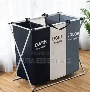 X Shaped Laundry Basket Storage Organiser