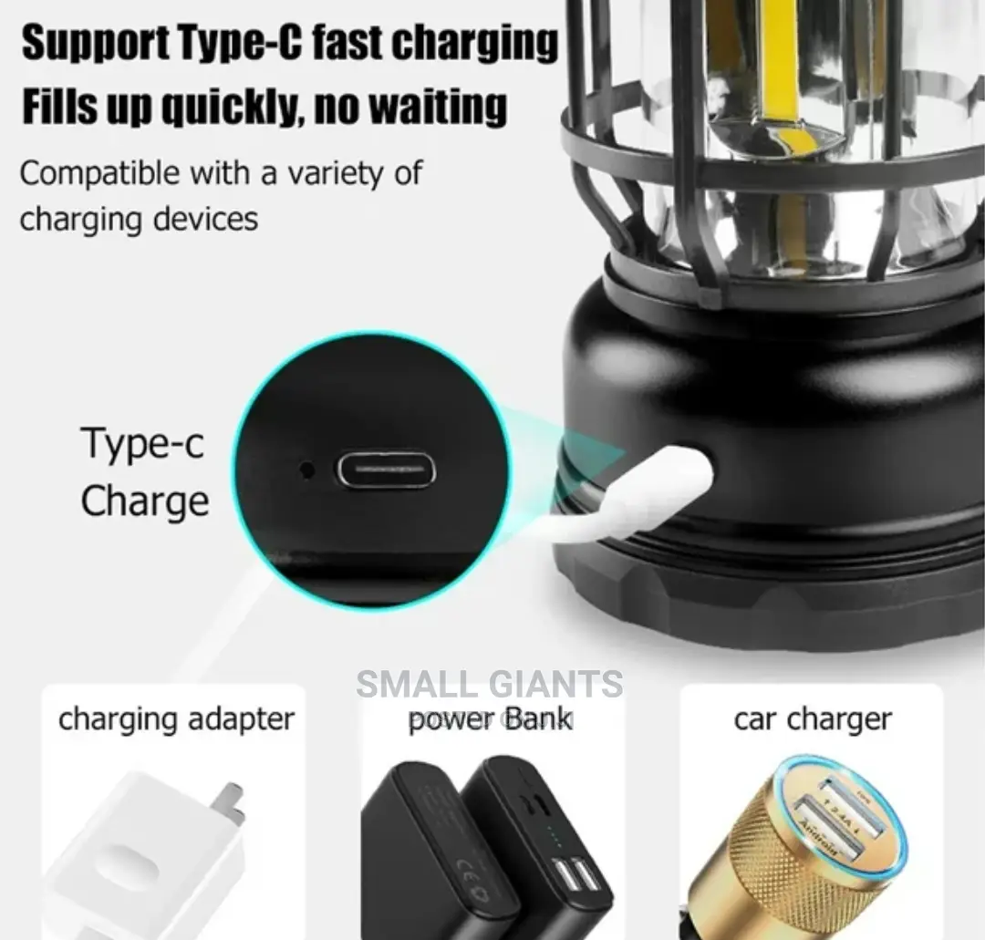 Outdoor Camping Light Campsite Usb Rechargeable Night Light