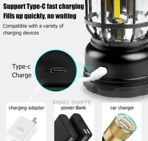 Outdoor Camping Light Campsite Usb Rechargeable Night Light
