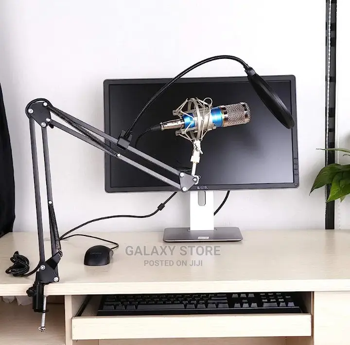 Professional Adjustable Recording Microphone Stand for Table