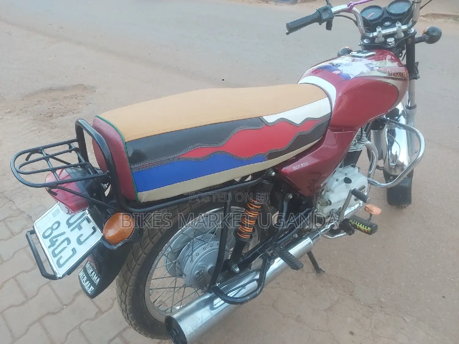New Bajaj Boxer 100 2022 Red