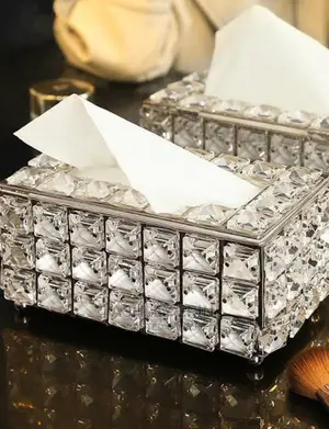 Crystal Napkin/ Holder