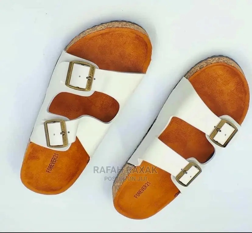 Classic Unisex White Forever Sandals