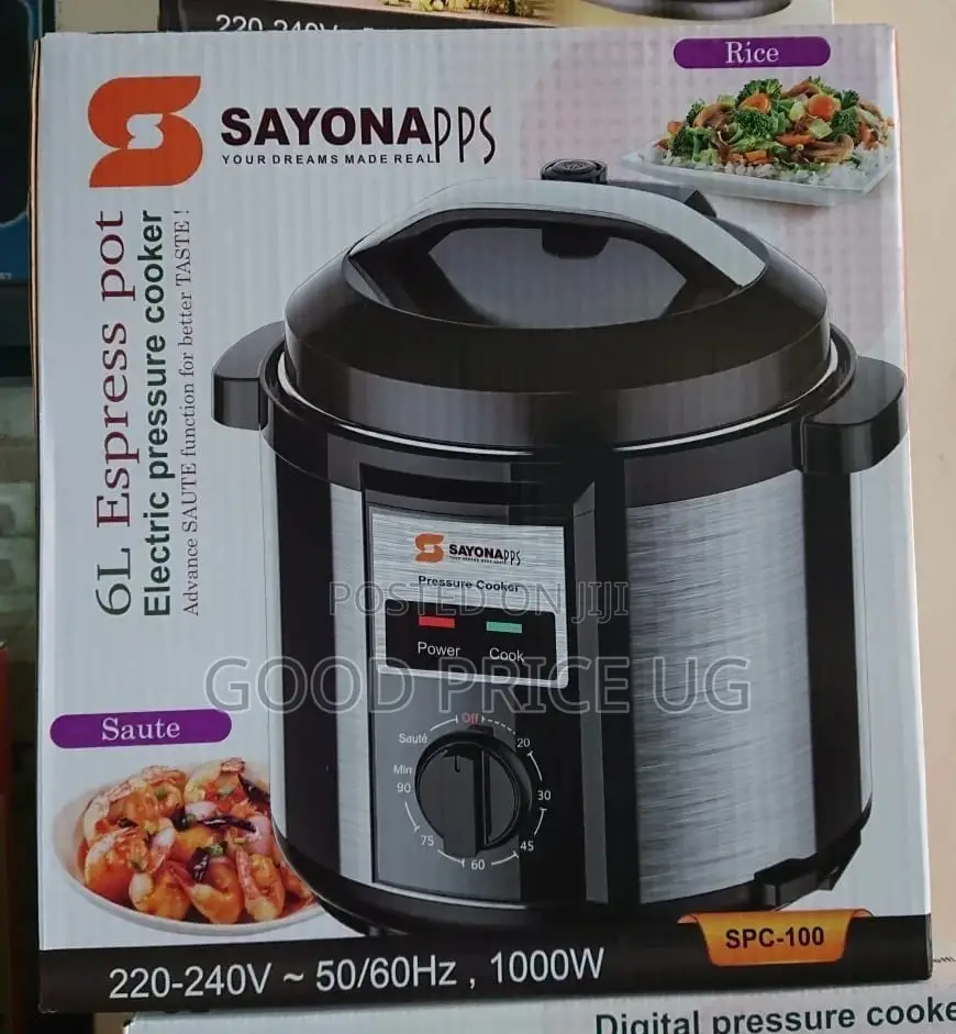6 L Sayona Electric Digital Pressure Cooker.