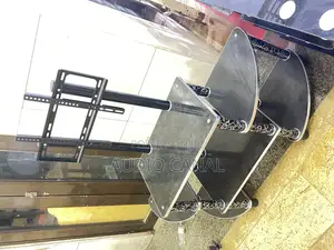YM 03 Wood Tv Stand With Tv Mount