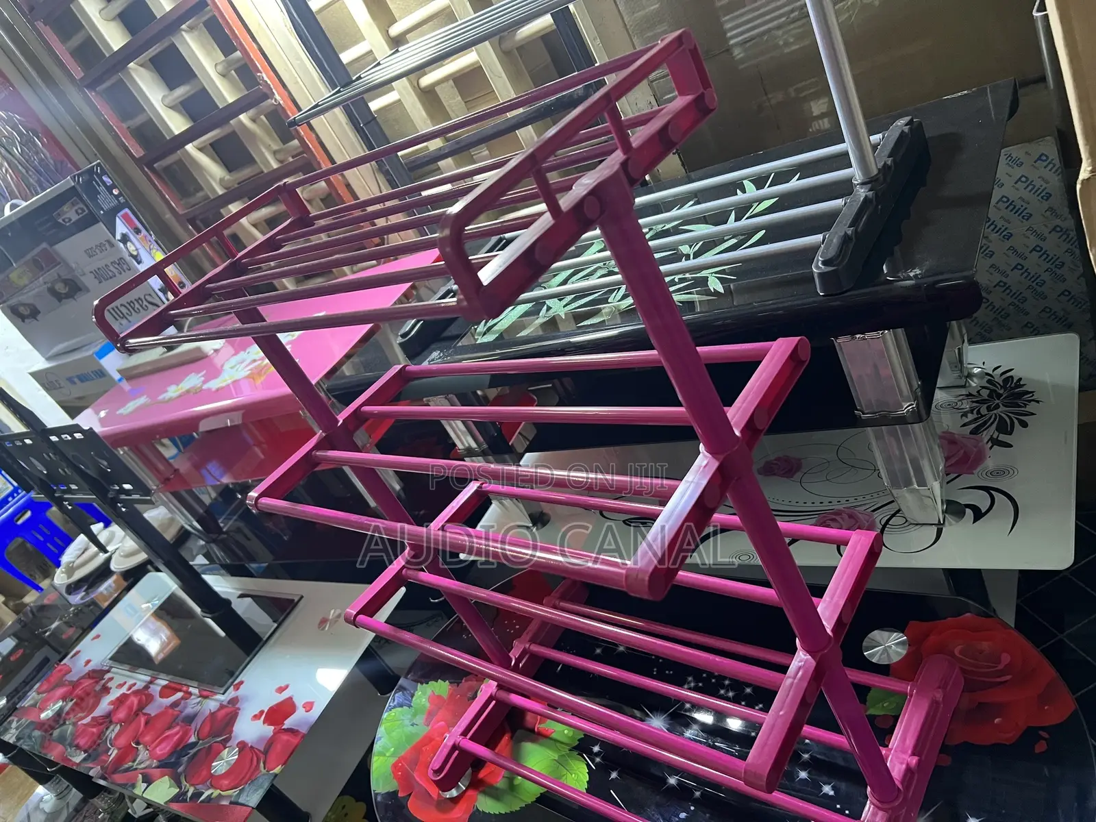Shoe Rack Pink
