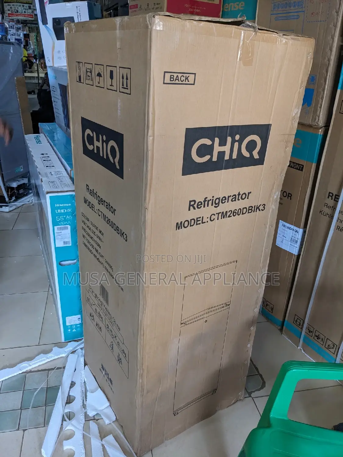 Chiq Refrigerator 260ltrs