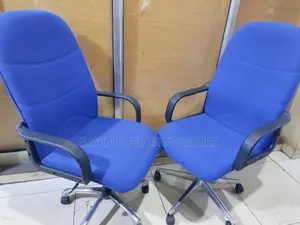 High Back Chairs, 2 Pieces