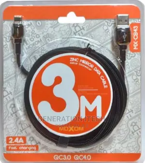 Usb C Fast Charging Data Cable With Durable Design- 3meters