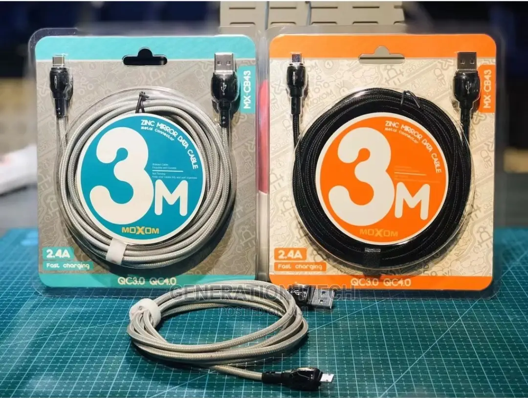 Fast Charging Data Cable for iPhone - 3 Meters