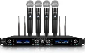 G-mark G440 Wireless Microphone 4 Channels UHF Dynamic Mic