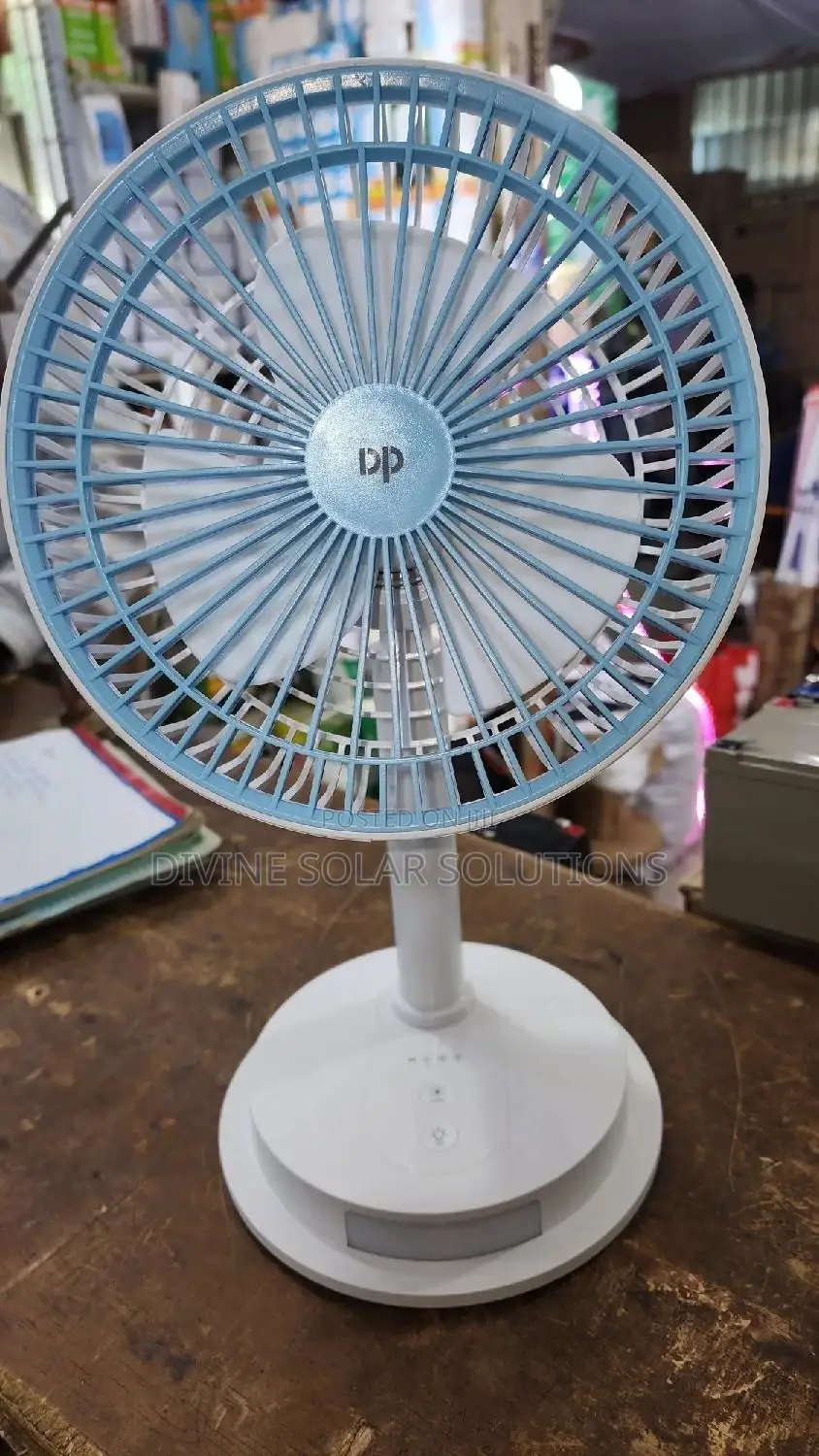 LED Light Rechargeable Portable Fan