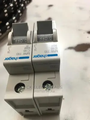 Original Hager Breakers and Double Poles(Dp) Available