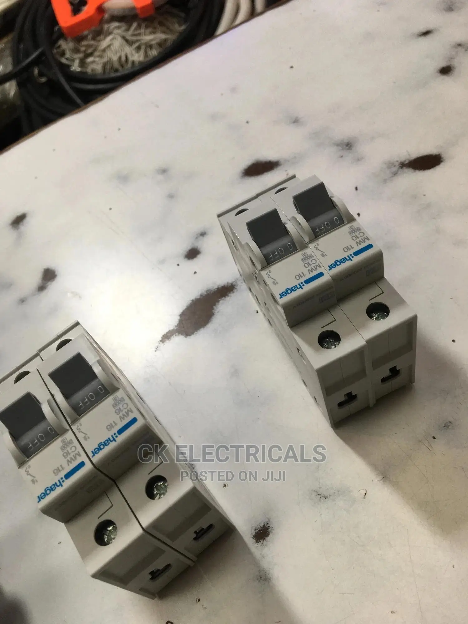 Original Hager Breakers and Double Poles(Dp) Available