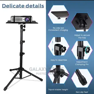 Projector Laptop Tripod Adjustable Height Stand Holder