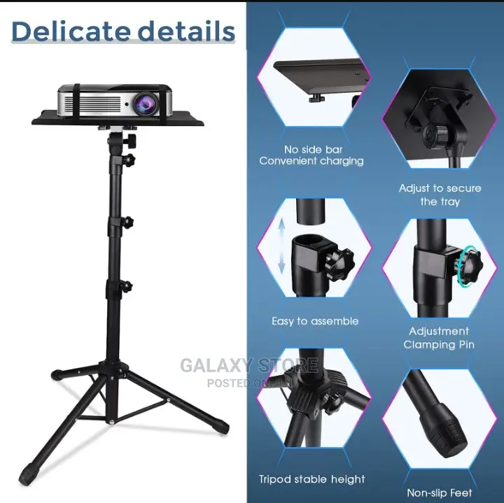 Projector Laptop Tripod Adjustable Height Stand Holder