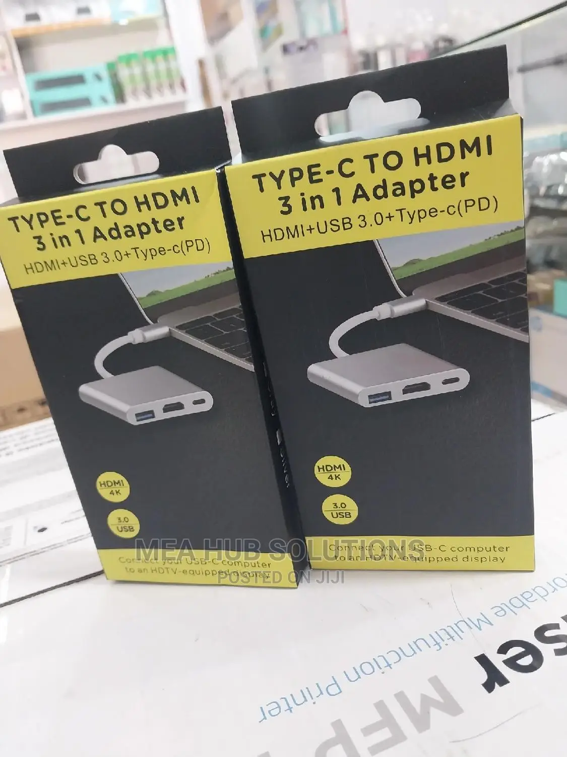 Type C to HDMI 3 in 1 Adapter