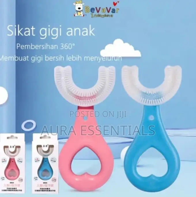 U-Shaped Silicone Soft Toothbrush for Kids