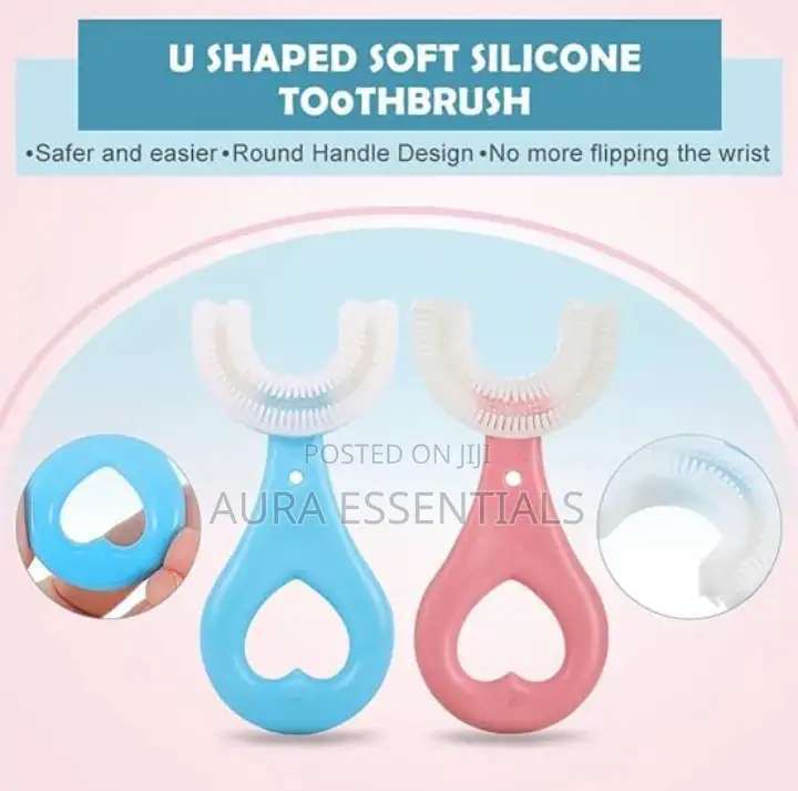 U-Shaped Silicone Soft Toothbrush for Kids
